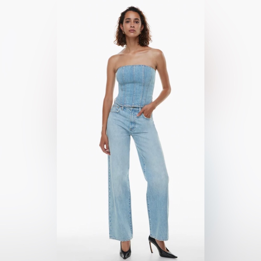 Denim Forum - The Farrah Hi-Rise Wide Jean